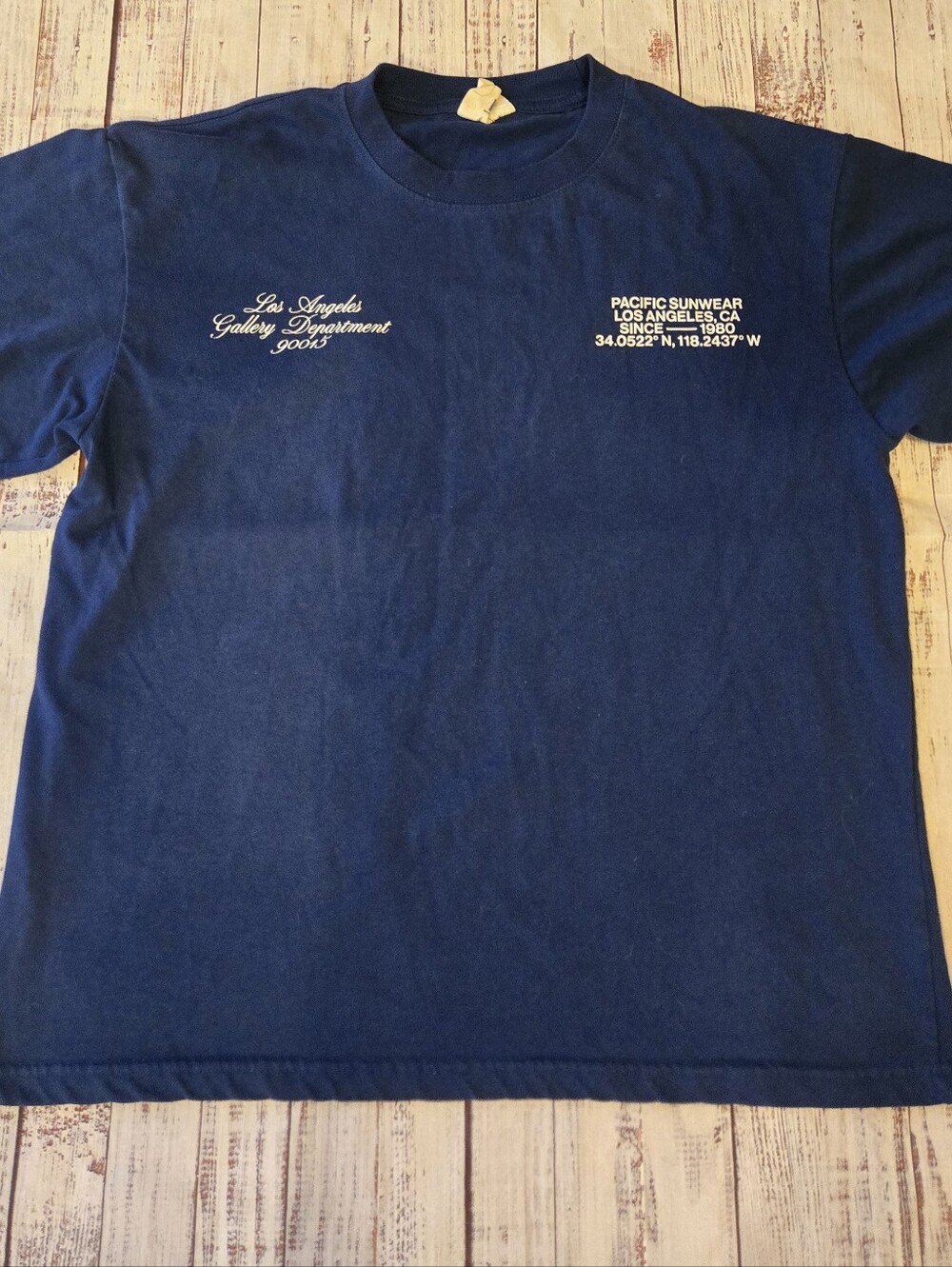 Pacsun Navy Graphic Tee SZ Medium